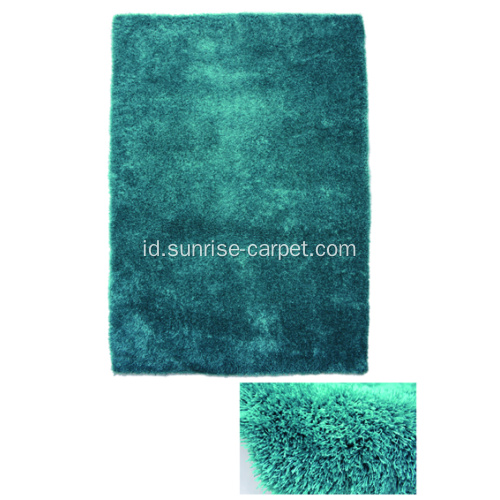 Elastic &amp; Silk Mix Shagy Carpet Rug